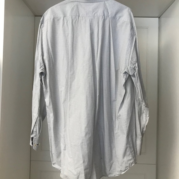 Lipson Custom Made Men’s Long Sleeve Shirt 18” Button Down 💯 % Cotton - Picture 2 of 8